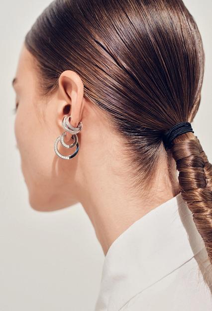 Tom Wood Nova Hoops Small Silver